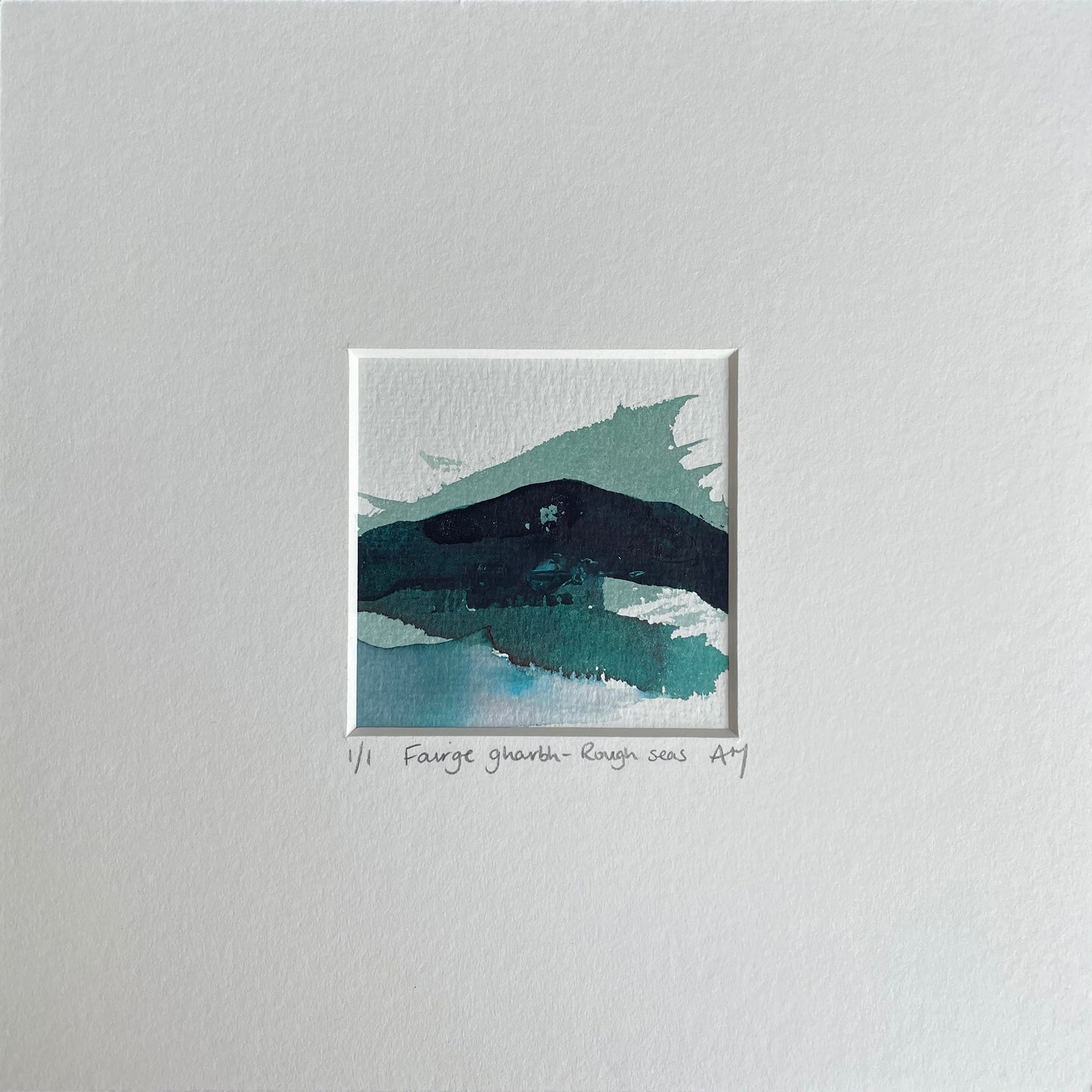 Fairge gharbh - Rough seas