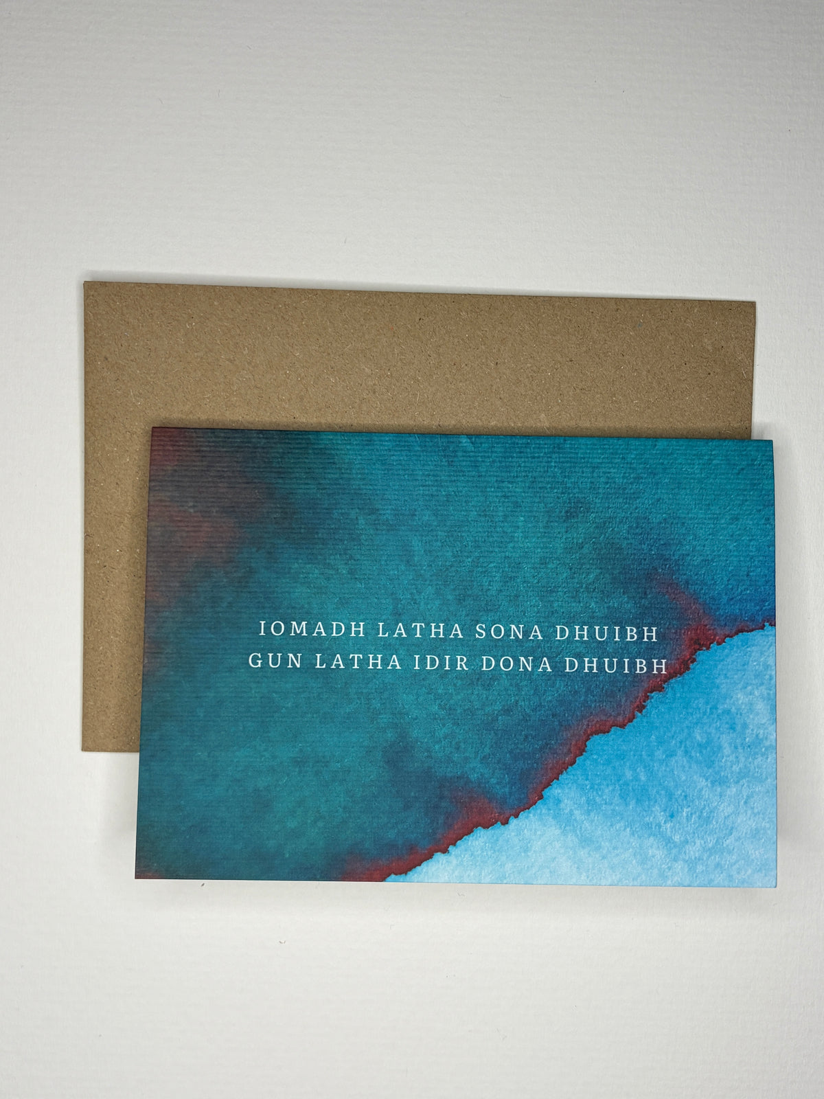 Iomadh Latha Sona Dhuibh | Gaelic Many Happy Days card