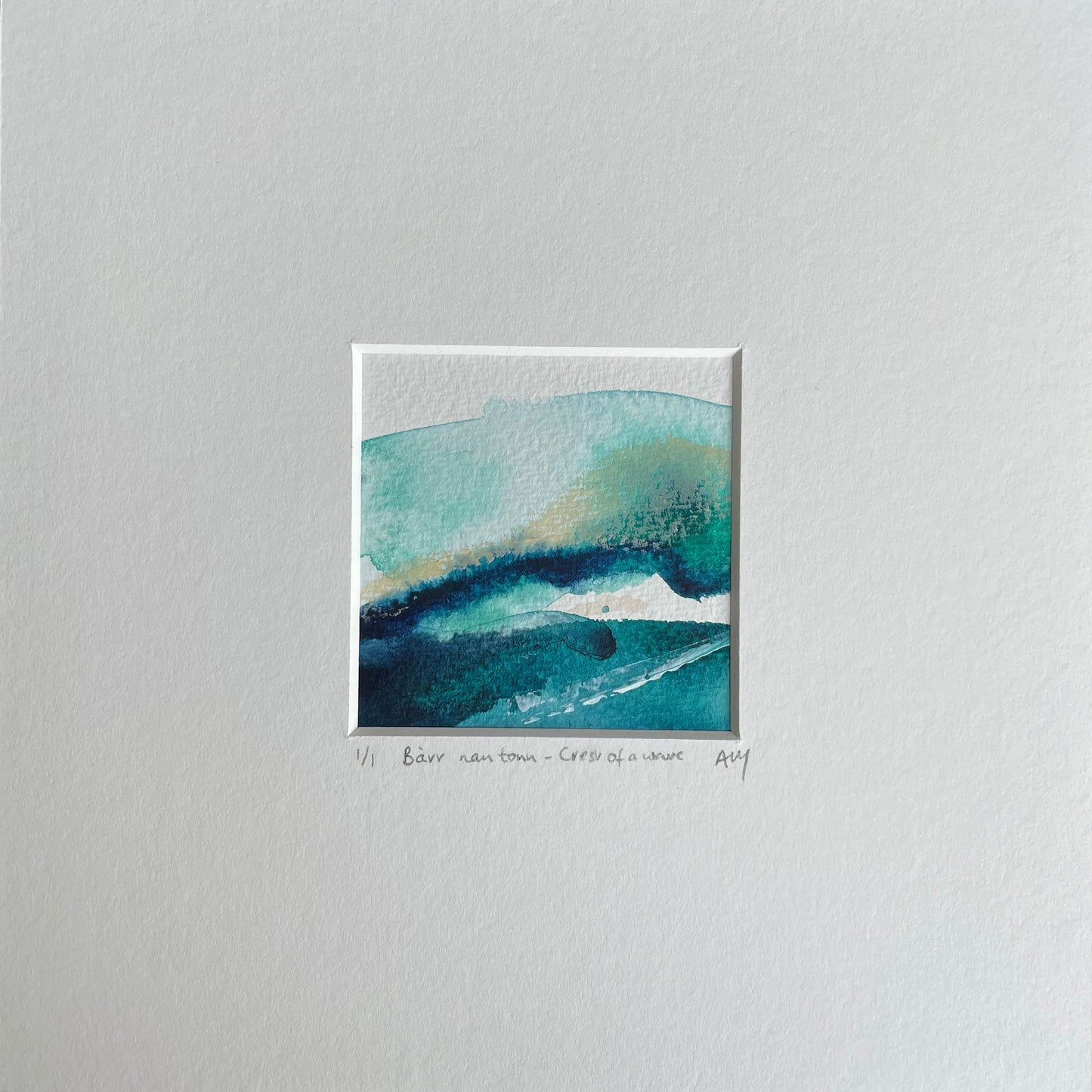 Bàrr nan tonn - Crest of a wave