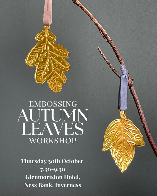 Embossing Autumn Leaves Workshop