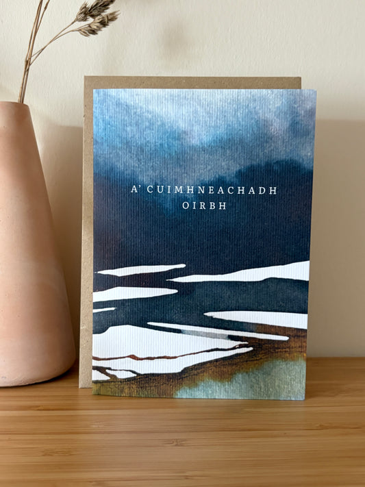 A' Cuimhneachadh Oirbh | Gaelic Thinking of You card