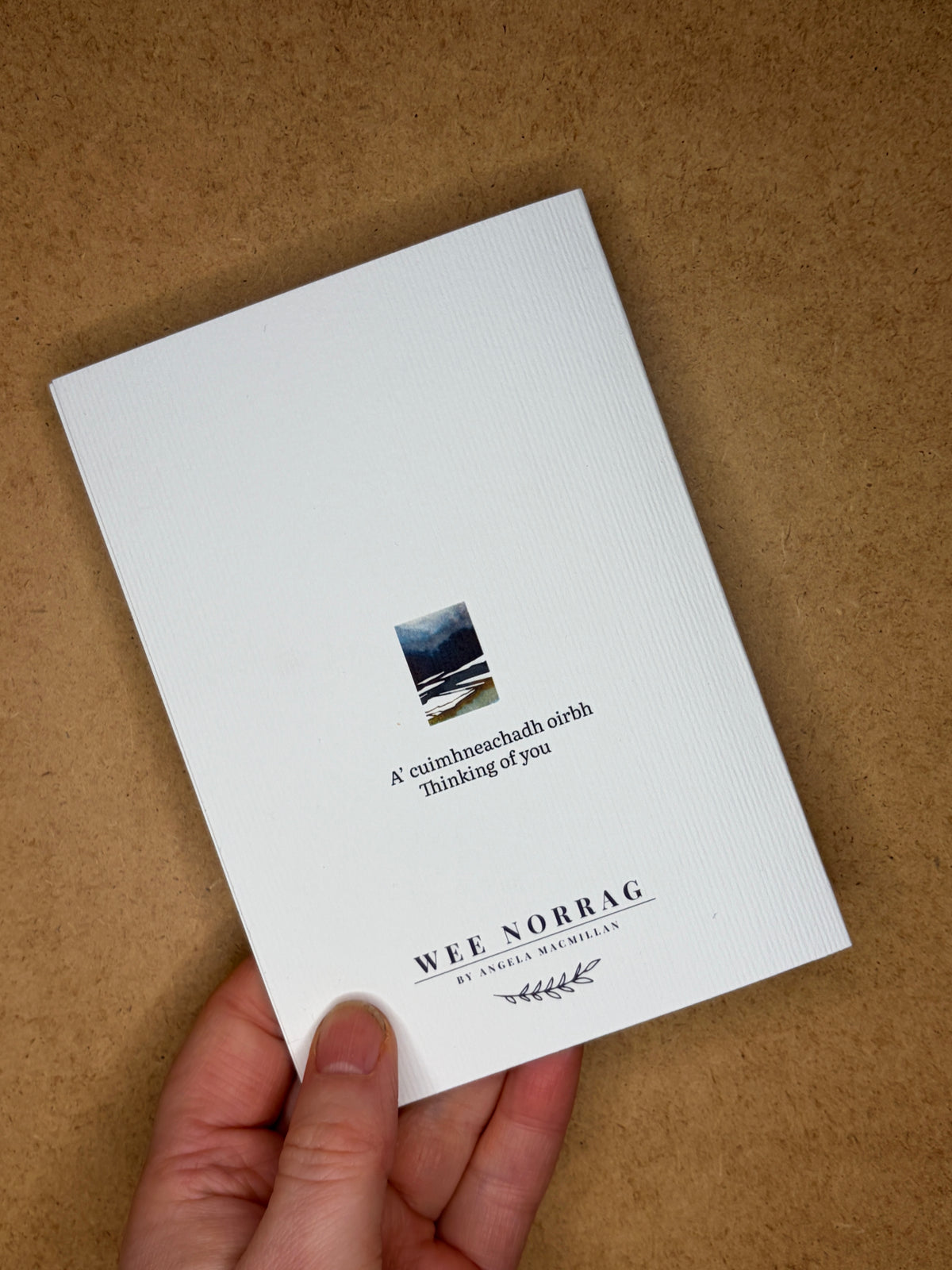 A' Cuimhneachadh Oirbh | Gaelic Thinking of You card