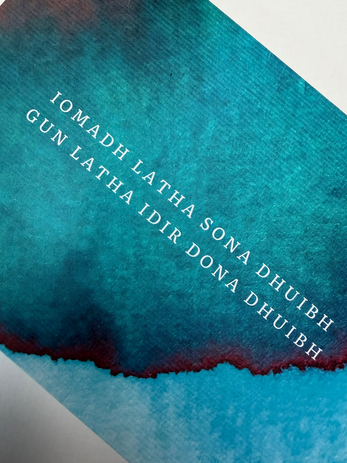 Iomadh Latha Sona Dhuibh | Gaelic Many Happy Days card