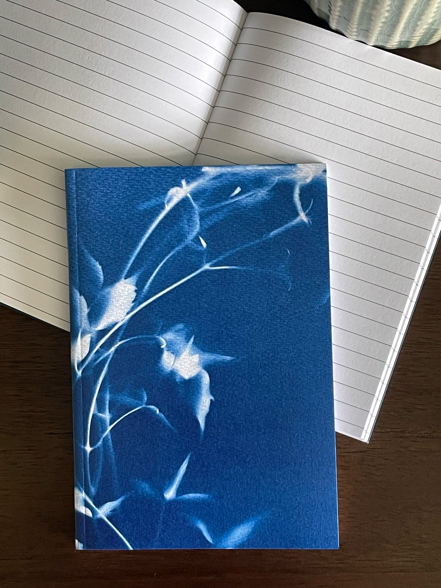 floral lined notebook